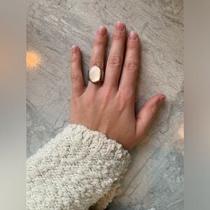 Sterling Silver and Mother-of-Pearl Ring